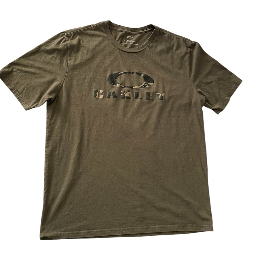 Oakley T Shirt Men’s XXL Regular Fit Green Short Sleeve